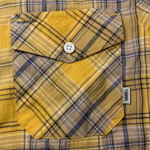 Vans Button Down Plaid Shirt NWT - Picture 7 of 10